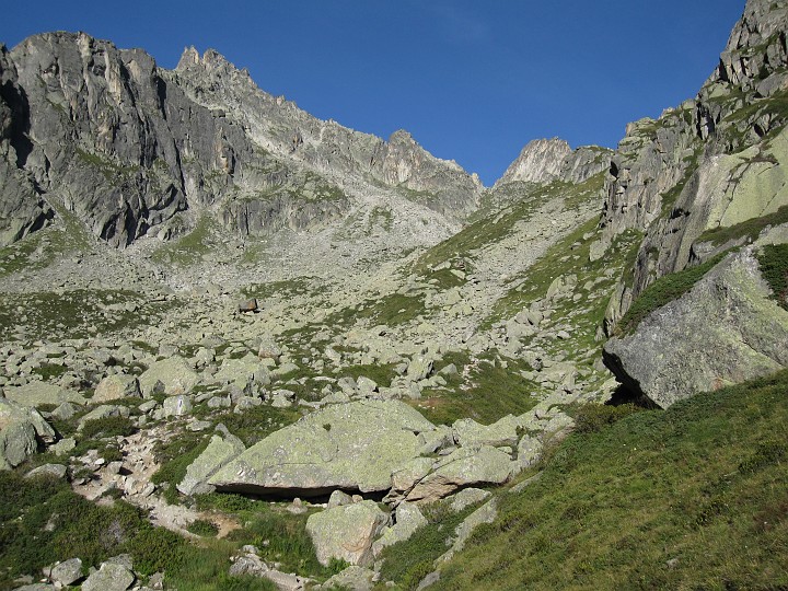 IMG_1942.jpg - On the way up to Fenetre d'Arpette.  The path is there somewhere!