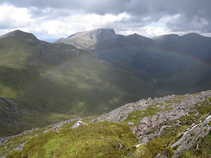 20110825-121810.JPG - A wonderful rainbow with Ben Nevis in the distance